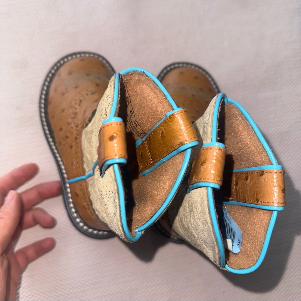 Arita flat baby western boot kids size 8 - Picture 10 of 11